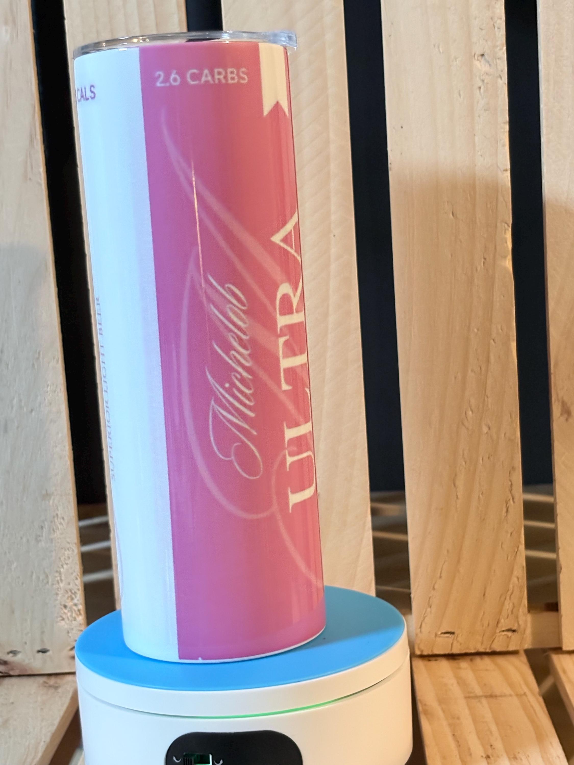 20 OZ Beer Tumbler in Pink