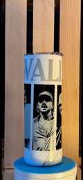 Morgan Wallen Fan Tumbler | 20oz Insulated Stainless Steel | Country Music Merch Gift | Black & White Photo Collage Sublimation