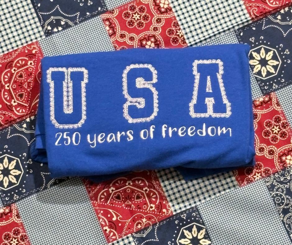 USA 250 Years of Freedom - Commemorative Patriotic T-Shirt